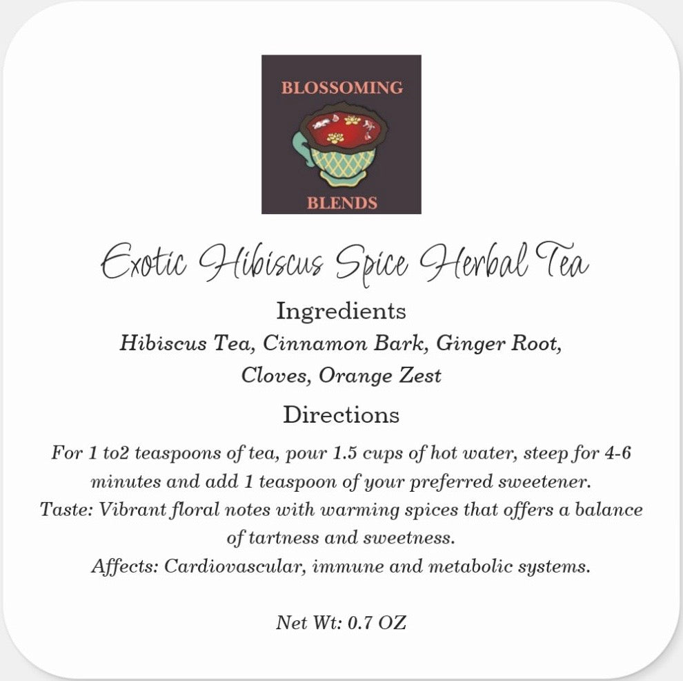 Exotic Hibiscus Spice Herbal Tea